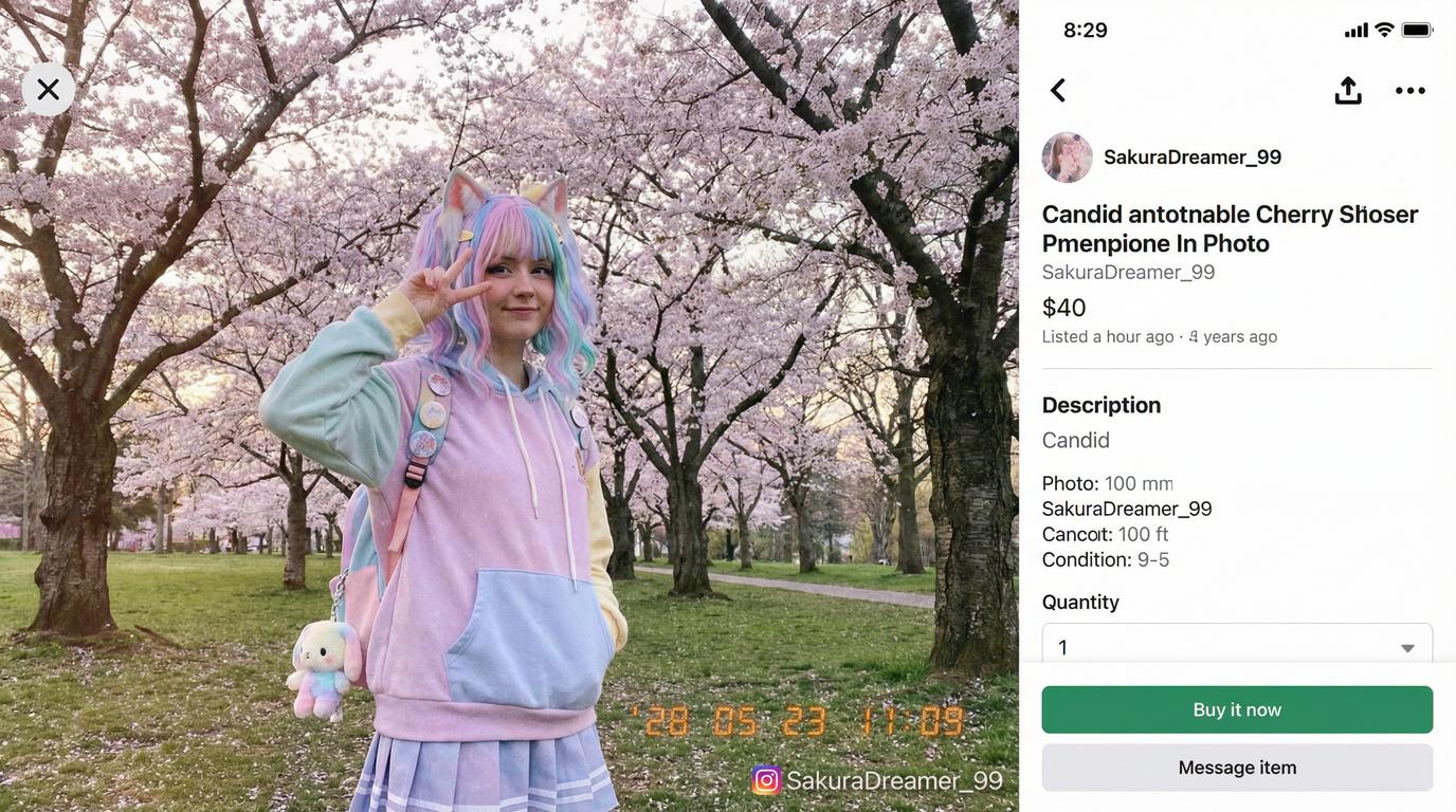 高清视频视频：春日樱花写真拍摄花絮